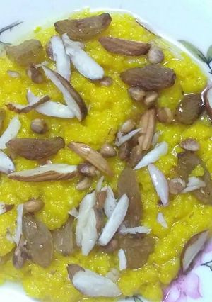 A picture of EGG HALWA(Ande ka halwa).