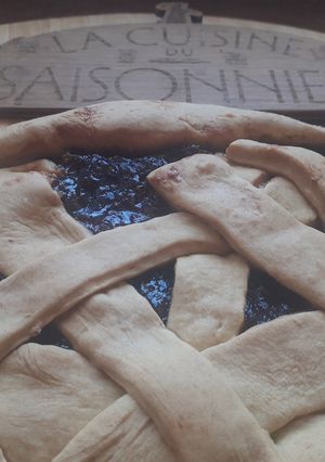 Une photo de La tarte au confiture de figues