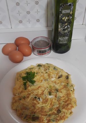 Foto principal de Tortilla de ajitos tiernos con flor de sal a las pimientas
