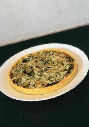 Une photo de Tarte vert de Manu_veggies