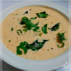 A picture of Chana daal instant chutney.
