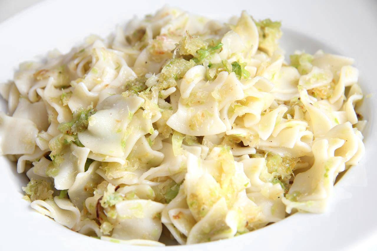 Káposztás tészta recept recept fotó