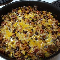 A picture of Black Bean and Rice Skillet.