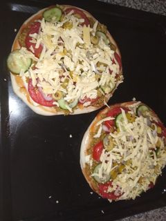صورة لوصفة بيتزا 🍕