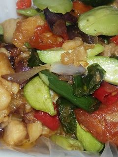 Foto resep Ikan asin jambal pete tumis cabe rawit