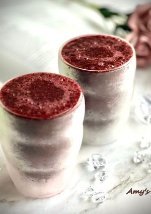 A picture of Mixed Berry Juice / Simple Breakfast Drink.