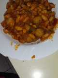 Alubias de bote con pisto