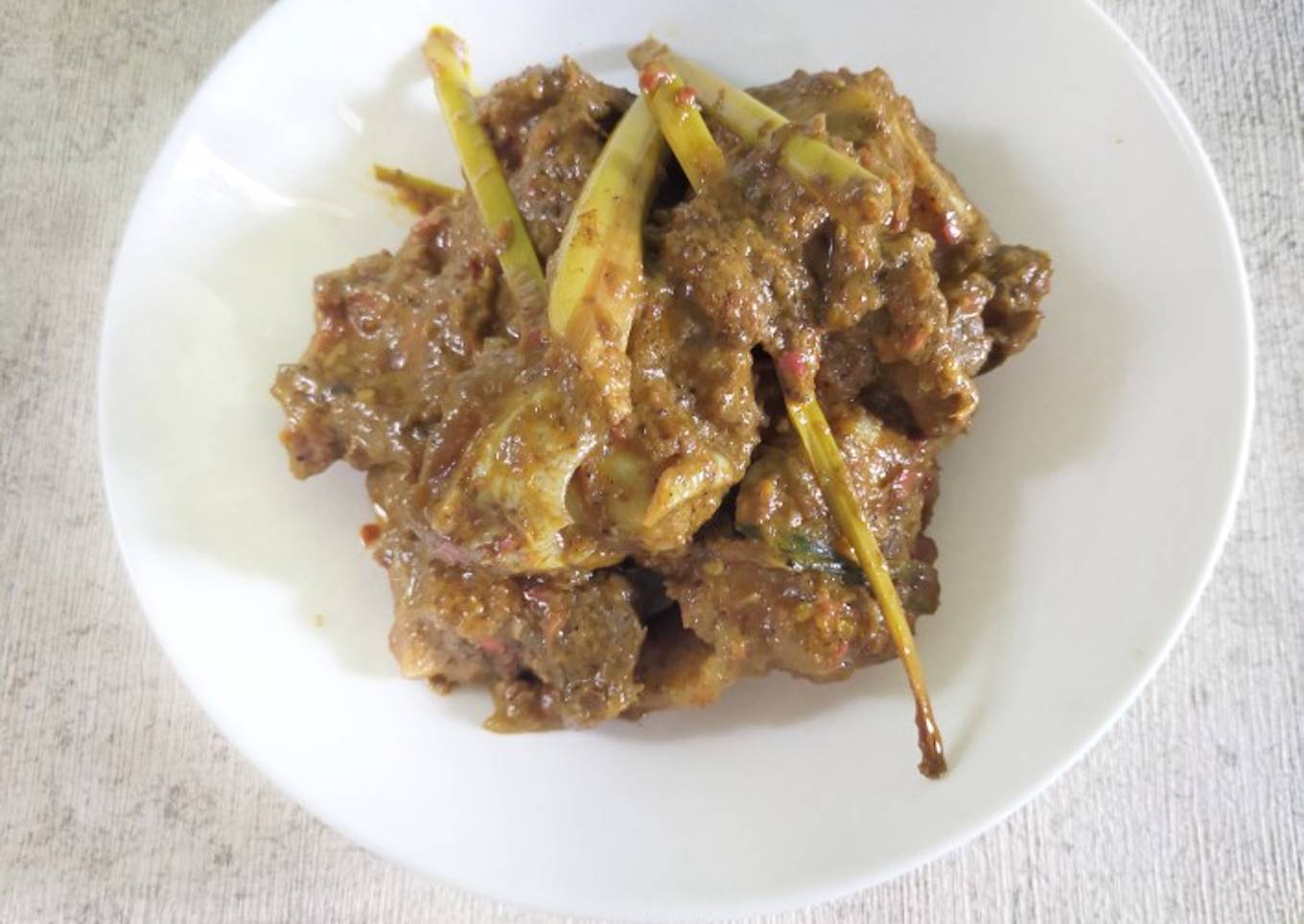 Rendang tulang sapi