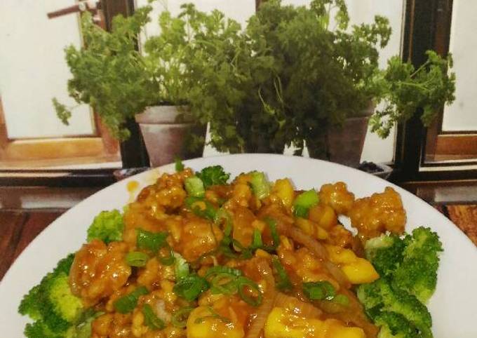 Resep Sweet sour Broccoli Chicken Anti Gagal