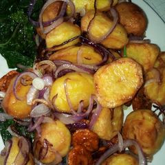 Pan fried Potatoes A picture of Pan fried Potatoes.