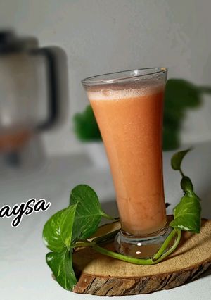 عکسی از دستور اسموتی هندوانه و هلو