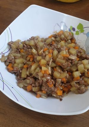 Foto resep Tumis daging kentang wortel