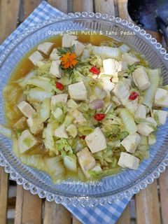 Foto resep Oseng Sawi Putih & Tahu Pedas