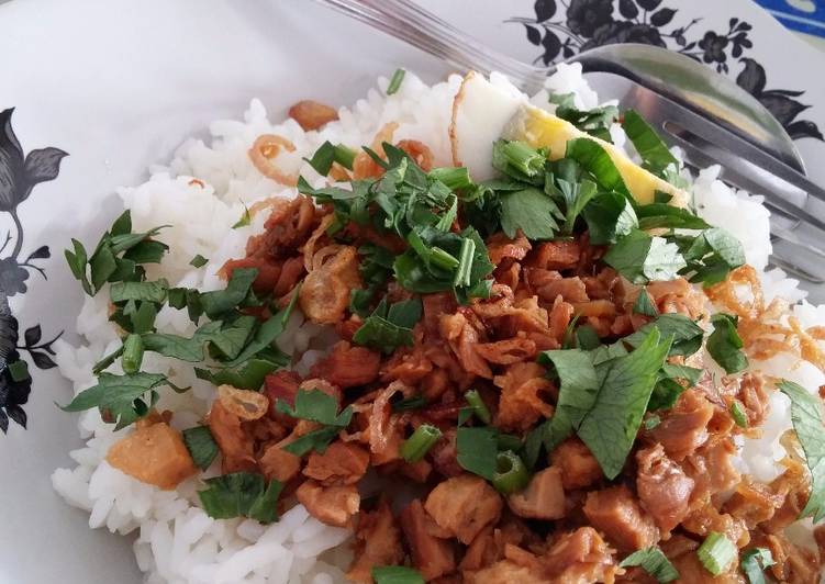 Resep Nasi Bakmoy Ayam special Anti Gagal