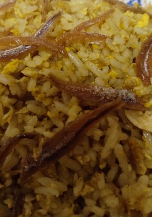 Gambar Nasi Goreng Kunyit Ikan Bilis