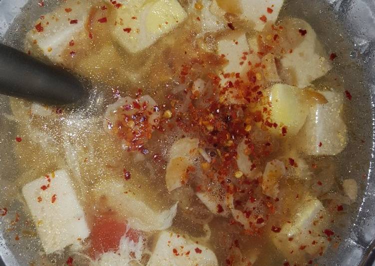 Resep masakan Sup tahu telur | Bahan Membuat Sup tahu telur Yang Bikin Ngiler