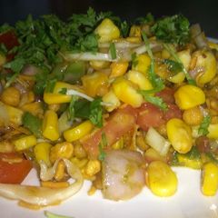 Sweet corn bhel A picture of Sweet corn bhel.