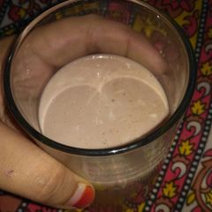 Chocolate milkshake A picture of Chocolate milkshake.