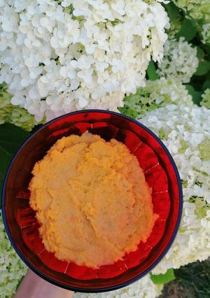 Une photo de Purée de patate douce