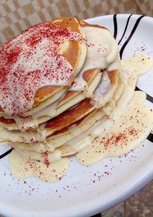 A picture of My fluffy pancakes recipe.