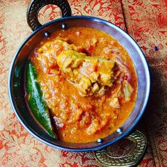 A picture of Chicken Dopiaza.