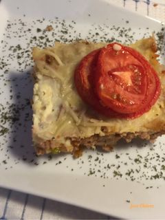 Una foto de Pastel de carne con papas al horno