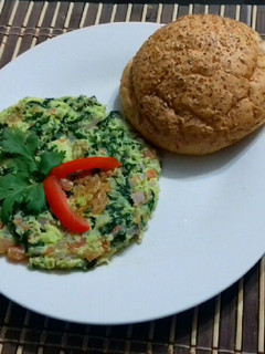 Una foto de Tortilla de Espinacas