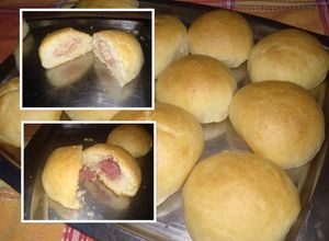 Una foto de Pancitos rellenos de salame, jamón