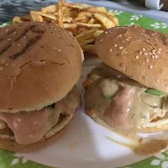 A picture of Tandoori Burgers.