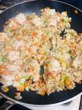 Arroz Frito con Camarones Tipo Chino