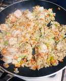 Arroz Frito con Camarones Tipo Chino