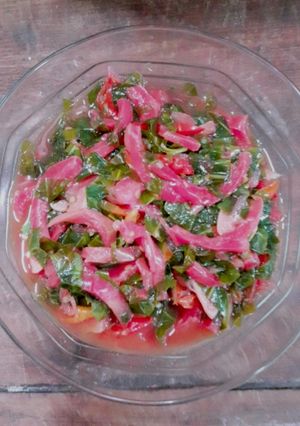 Foto resep "OSENG-OSENG KULIT BUAH NAGA"