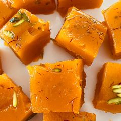 A picture of Microwave Mango Halwa.