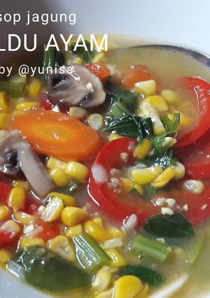 Foto resep Sop jagung kaldu ayam