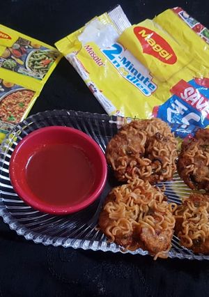A picture of Crispy Maggi donut.