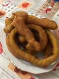 Churros caseros de año nuevo