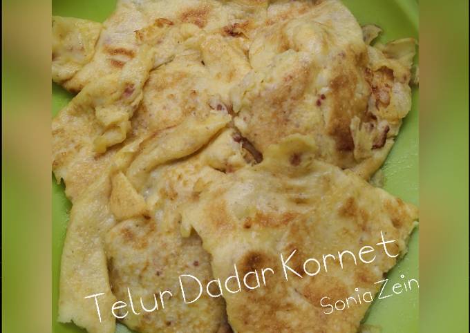 Telur Dadar Kornet