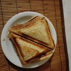 A picture of Onion & Cheese toasted sandwich.