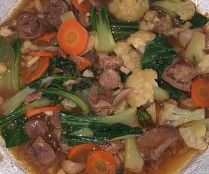 Resep Mudah Tumis ati ayam  Capcay kuah ati ayam Lezat Mantap
