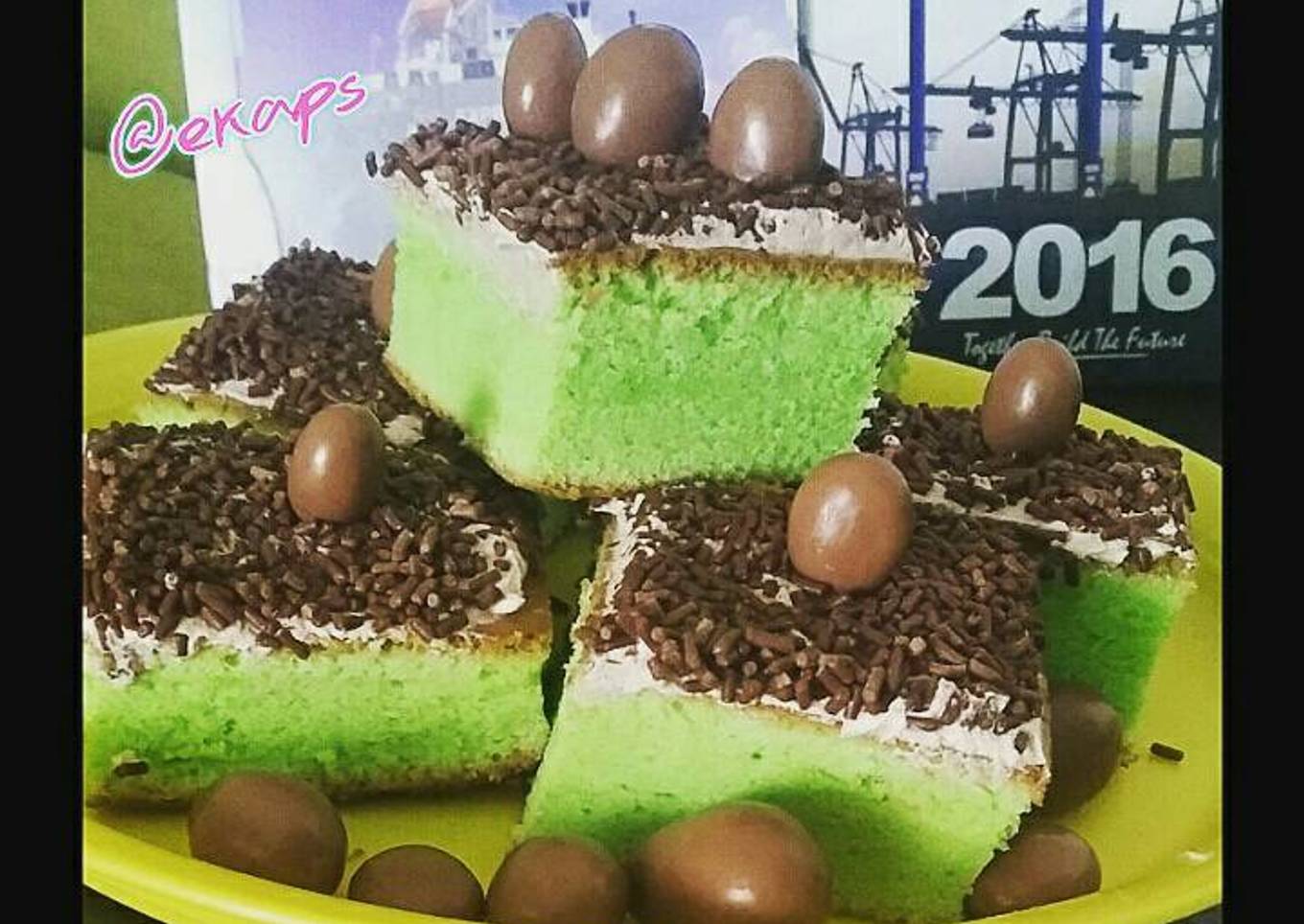 Jerman cake potong eba chan ������kocok all in one