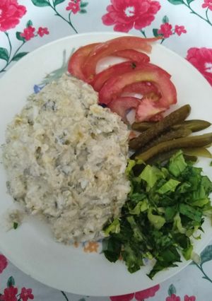 عکسی از دستور سالاد الویه خوش مزه😋😋