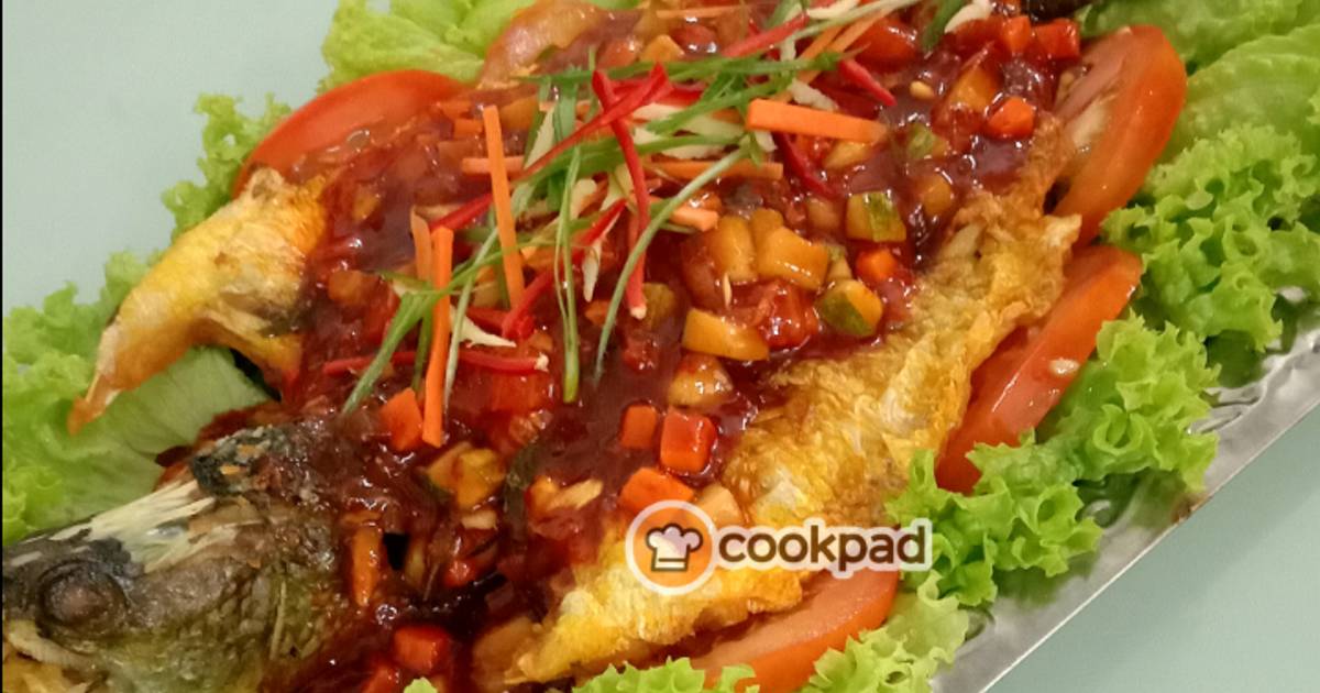 Resipi Siakap Sweet Sour (tián Suān)🇨🇳 Oleh Noor Atika Mahamood - Cookpad