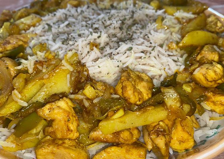 أرز بالدجاج