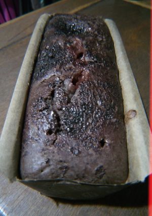 Una foto de Budín de chocolate y mermelada
