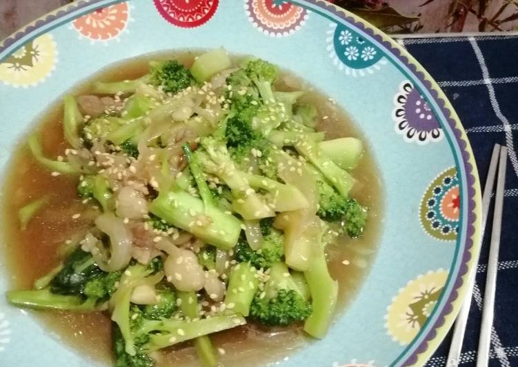 Resep Cah brokoli saus tiram 🥦 yang Menggugah Selera