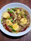 Cah Tofu Sapi Giling Pedas