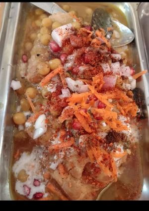 A picture of Cholle Tikki Chat Recipe.