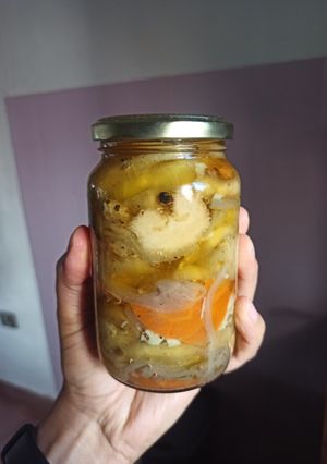 Una foto de Escabeche de berenjenas