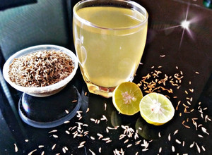 A picture of Cumin detox water.