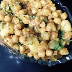 Chana chaat A picture of Chana chaat.